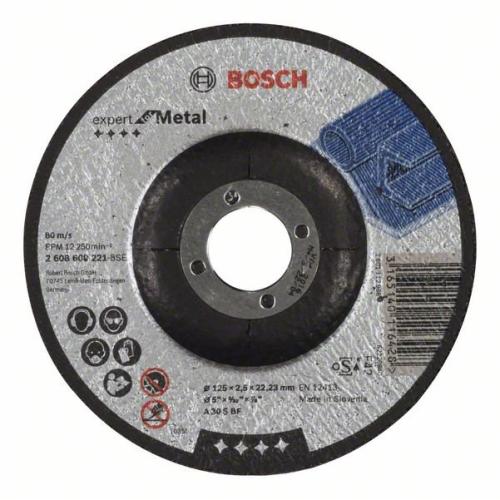 25x BOSCH Trennscheibe gekröpft Expert für Metall A 30 S BF, Ø 125x2,5mm | 2608600221