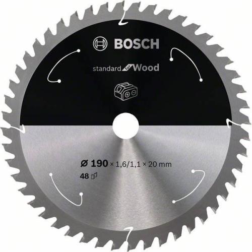 BOSCH Akku-Kreissägeblatt Standard für Holz, Ø 190mm, 48 Zähne | 2 608 837 705