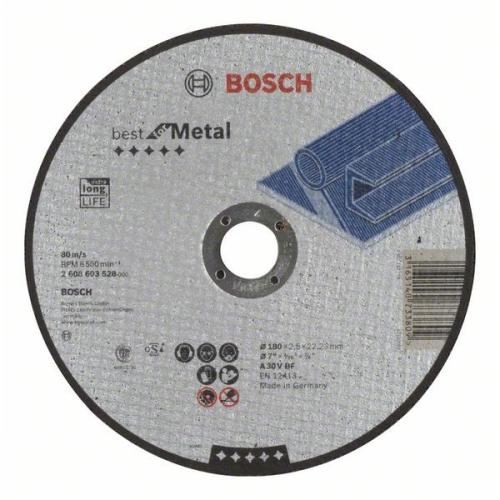 25x BOSCH Trennscheibe gerade Best für Metall A 30 V BF, Ø 180x2,5mm | 2608603528