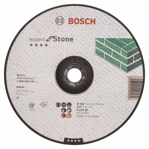 25x BOSCH Trennscheibe gekröpft Expert für Stein C 24 R BF, Ø 230x3,0mm | 2608600227