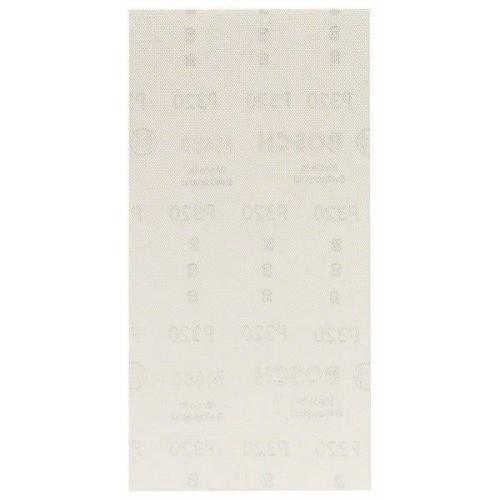 50x BOSCH Schleifblatt M480 Net, Best für Holz und Farbe, 115x230mm, 320 | 2608621268