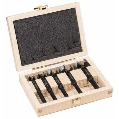 Bosch Professional Forstnerbohrer-Set für Holz, 5-teilig, Ø 15/20/25/30/35mm, toothed-edge | 2 608 577 022