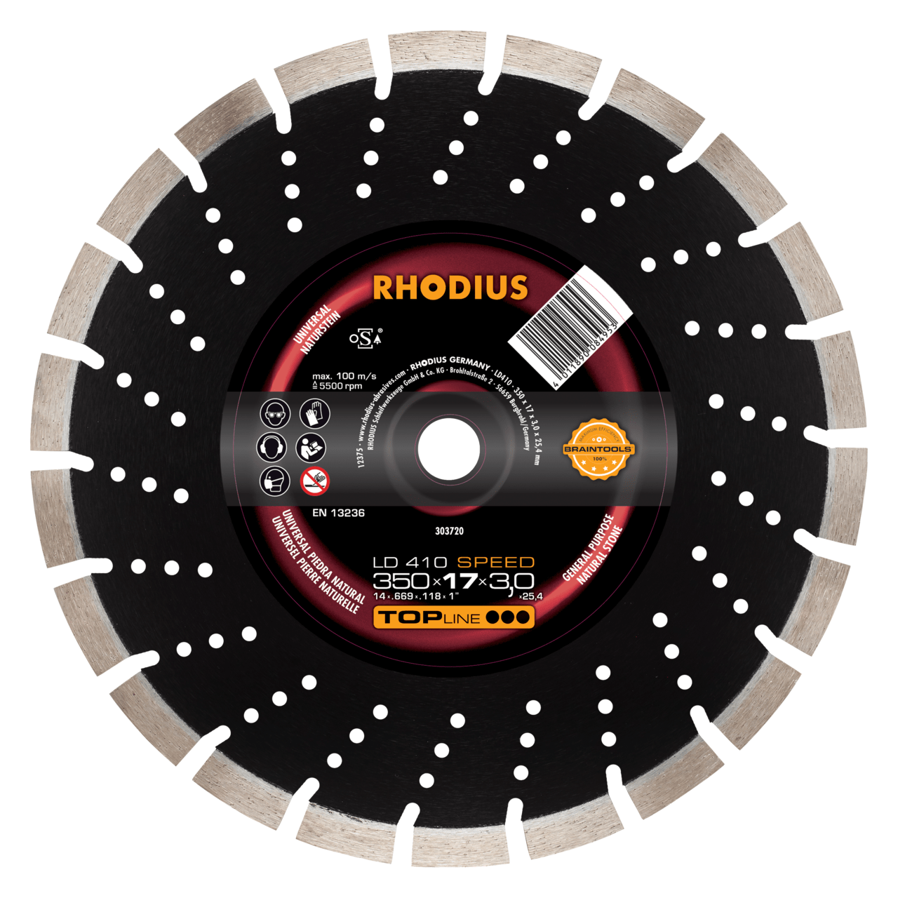 RHODIUS Diamanttrennscheibe  LD410 SPEED Ø 350 mm | 303720