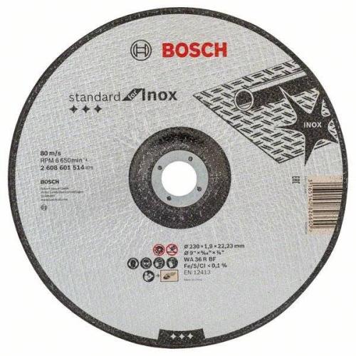 25x BOSCH Trennscheibe gekröpft Standard für Edelstahl WA 36 R BF, Ø 230x1,9mm | 2608601514