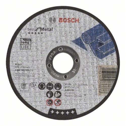 25x BOSCH Trennscheibe gerade Best für Metall A 30 V BF, Ø 125x2,5mm | 2608603526