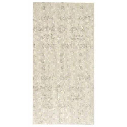 50x BOSCH Schleifblatt M480 Net, Best für Holz und Farbe, 115x230mm, 400 | 2608621278