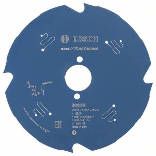 BOSCH Kreissägeblatt Expert für Faserzement, Ø 170mm, 4 Zähne | 2 608 644 123