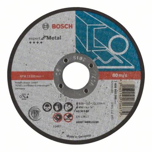 25x BOSCH Trennscheibe gerade Expert für Metall AS 30 S BF, Ø 115x3,0mm | 2608603395