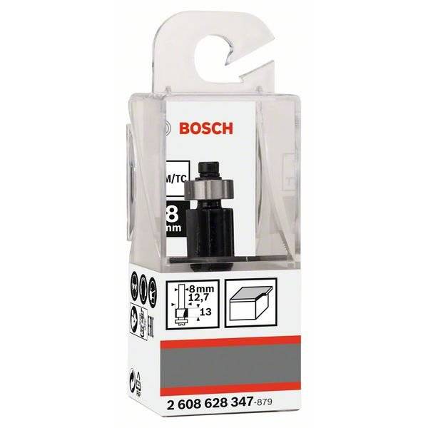 BOSCH Bündigfräser für Holz und Laminat, 8 mm, Ø 12,7 mm, L 13 mm 