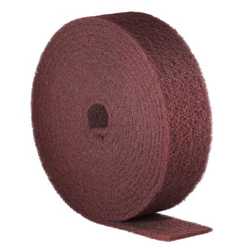 Score Abrasives Schleifvlies Rolle Schleifrolle Vlies | 100 mm x 5 Meter | Korn A120 - medium (Braun) | 07-A120