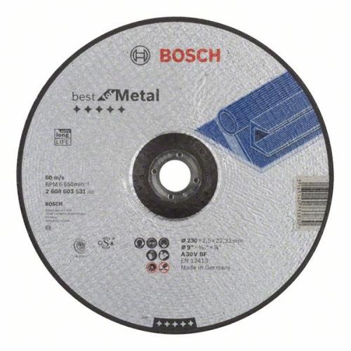 25x BOSCH Trennscheibe gekröpft Best für Metall A 30 V BF, Ø 230x2,5mm | 2608603531