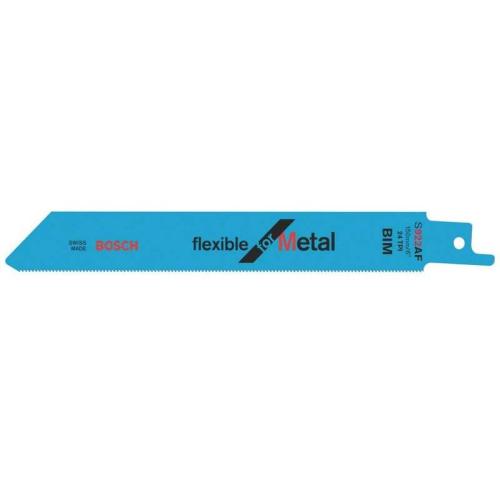 10x BOSCH Säbelsägeblätter S 922 AF, Flexible für Metall | 2 608 656 036