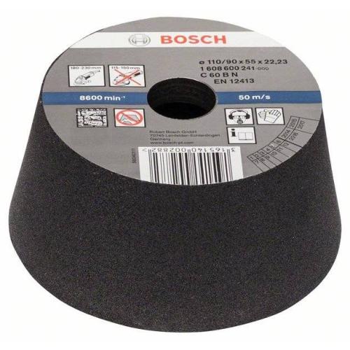 BOSCH Schleiftopf, konisch, Stein/Beton, Ø 90 - 110mm, H: 55mm, K 54 | 1608600241