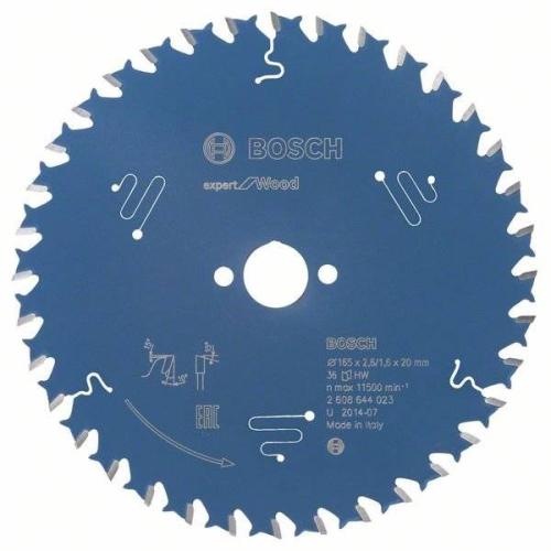 BOSCH Kreissägeblatt Expert für Holz, Ø 165mm, 36 Zähne | 2 608 644 023