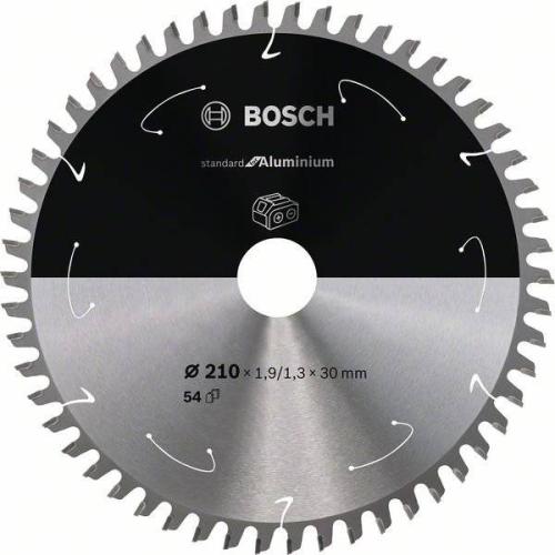 BOSCH Akku-Kreissägeblatt Standard für Aluminium, Ø 210 mm, 54 Zähne | 2 608 837 773