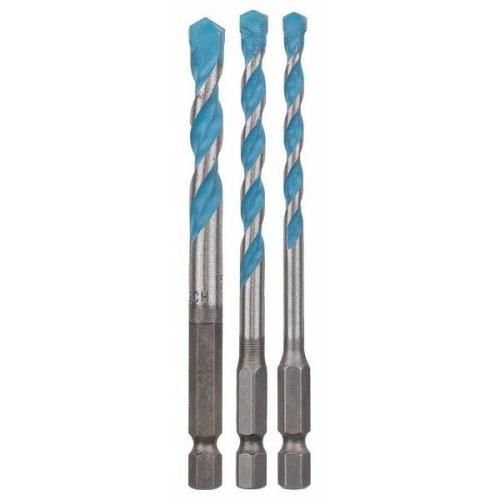 Bosch Professional Mehrzweckbohrer-Set HEX-9 Multi Construction, 3-teilig, Ø 5 - 8mm | 2 608 589 529