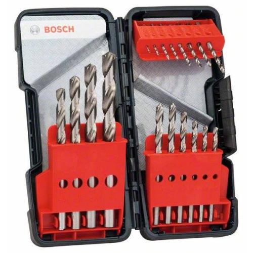 Bosch Professional Metallbohrer-Set HSS-G, Toughbox, 18-teilig, DIN 338, 135° | 2 607 019 578