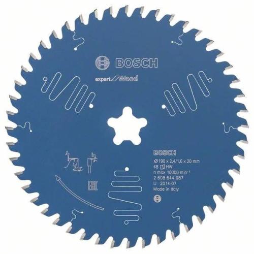 BOSCH Kreissägeblatt Expert für Holz, Ø 190mm, 48 Zähne | 2 608 644 087