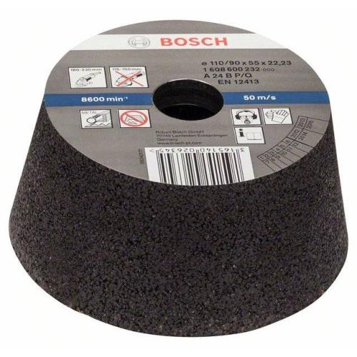 BOSCH Schleiftopf, konisch, Metall/Gusseisen, Ø 90 - 110mm, H: 55mm, K 24 | 1608600232