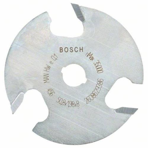 BOSCH Scheibennutfräser für Holz, 8 mm, Ø 50,8 mm, L 2 mm, G 8 mm | 2608629386