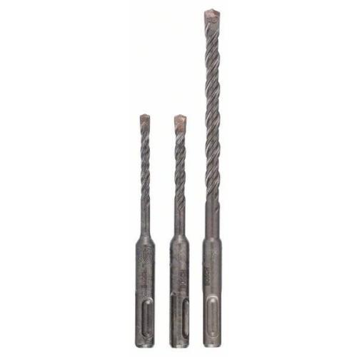 Bosch Professional Hammerbohrer-Set, Mauerwerk/Beton, SDS plus-5, 3-teilig, Ø 5,6,8x115mm | 1 617 000 118