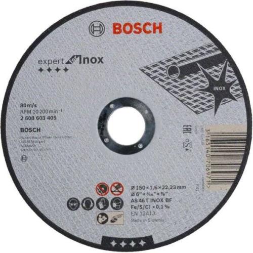 25x BOSCH Trennscheibe gerade Expert für Edelstahl AS 46 T INOX BF, Ø 150x1,6mm | 2608603405