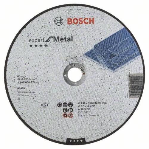 25x BOSCH Trennscheibe gerade Expert für Metall A 30 S BF, Ø 230x3,0mm | 2608600324