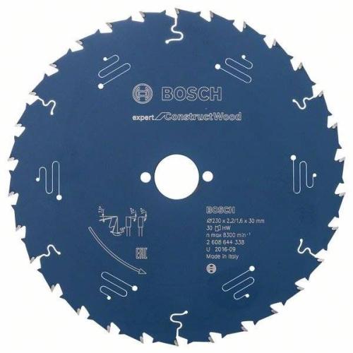 BOSCH Kreissägeblatt Expert für Bauholz, Ø 230mm, 30 Zähne | 2 608 644 338