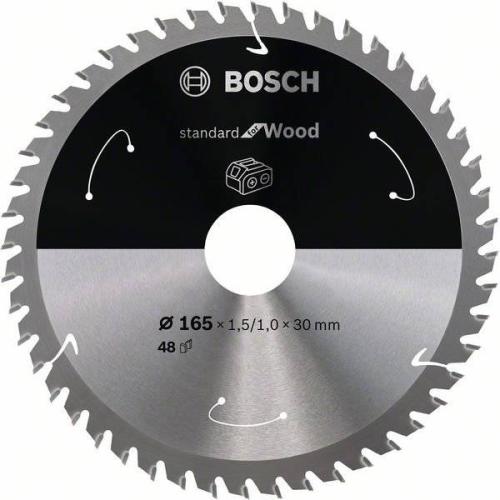 BOSCH Akku-Kreissägeblatt Standard für Holz, Ø 165 mm, 48 Zähne | 2 608 837 689