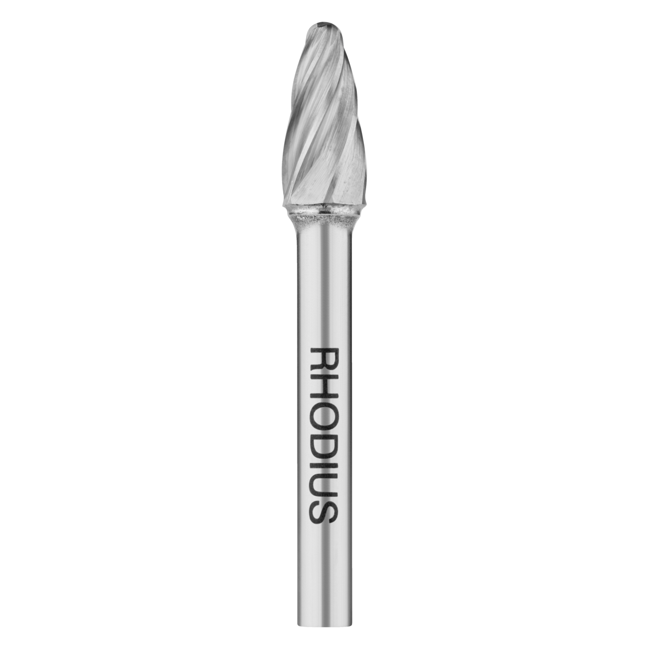 RHODIUS Hartmetall-Frässtift Form F HF F TOP Ø 9.6 mm | 305053