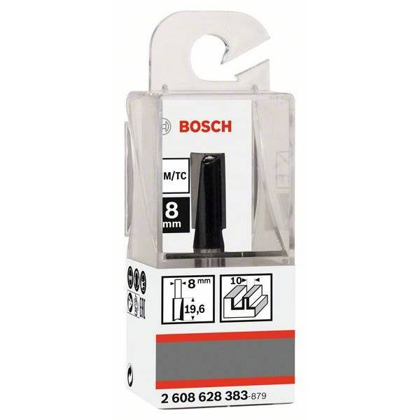 BOSCH Nutfräser für Holz, 8 mm, Ø 10 mm, L 19,6mm, G 51 mm 