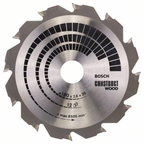 BOSCH Kreissägeblatt Bauholz, Ø 180mm, 12 Zähne | 2 608 640 632