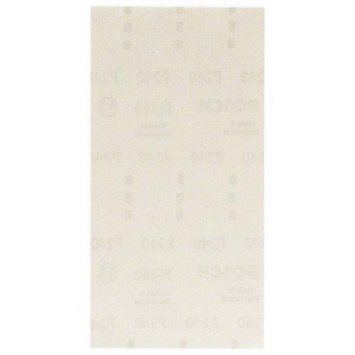 50x BOSCH Schleifblatt M480 Net, Best für Holz und Farbe, 115x230mm, 240 | 2608621276