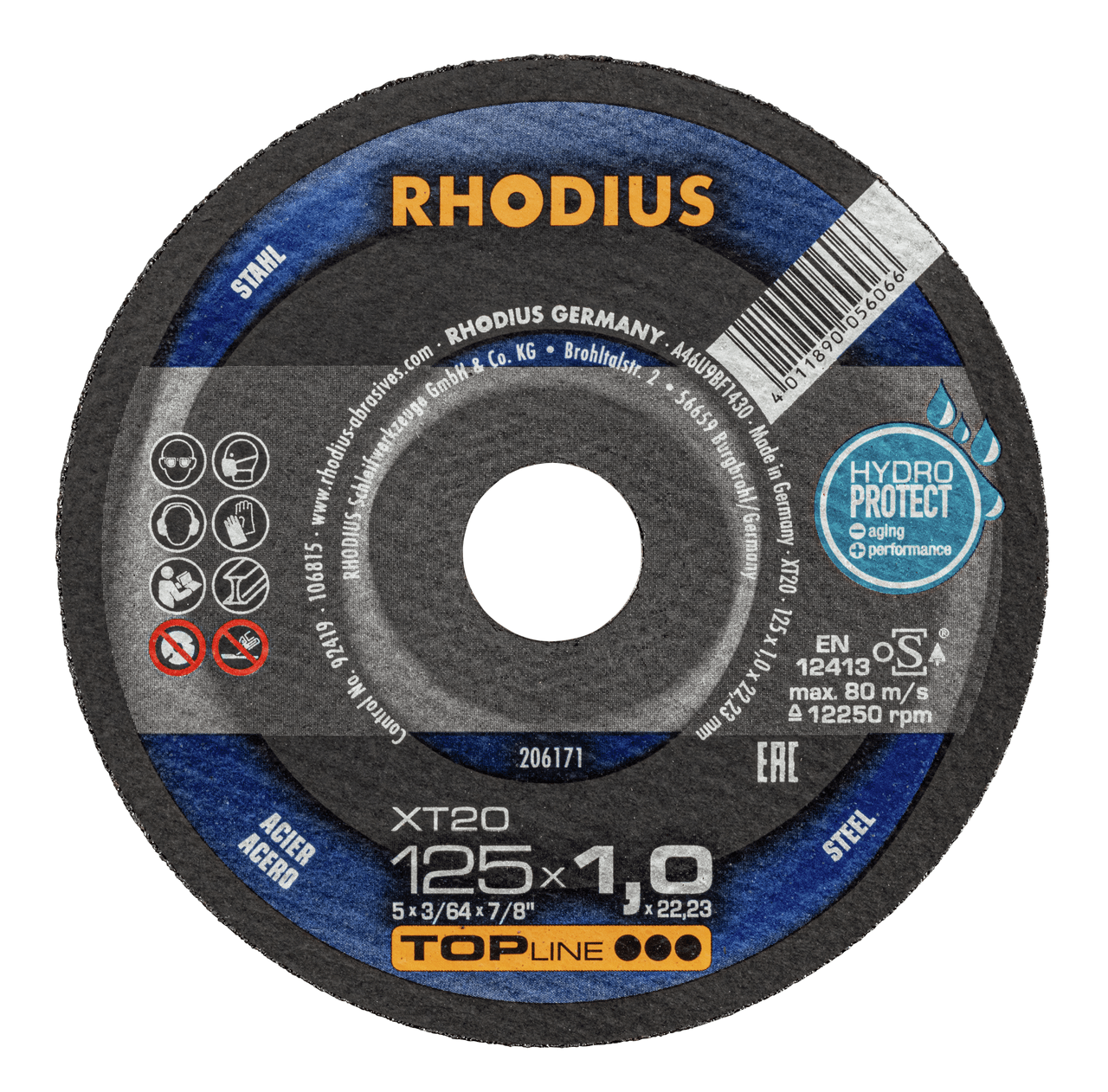 50 x RHODIUS Extradünne Trennscheibe XT20 Ø 125 mm | 206171