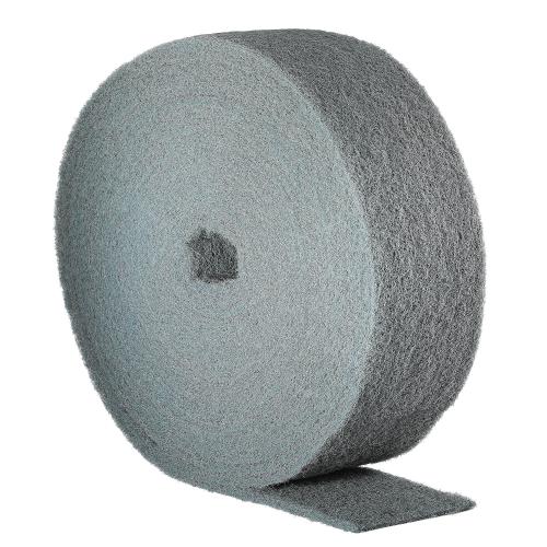 Score Abrasives Schleifvlies Rolle Schleifrolle Vlies | 100 mm x 5 Meter | Korn S800 - ultra fine XS (Grau) | 07-S800