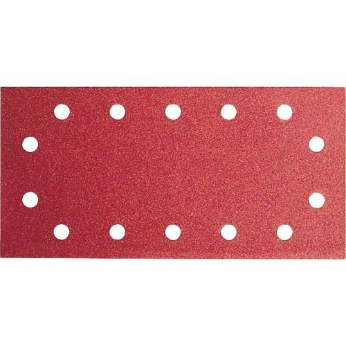 5x BOSCH Schleifblatt-Set C430 für Holz und Farbe, 10-teilig, 115x230mm, 4x60, 4x120, 2x180, 14 Löcher | 2608605322