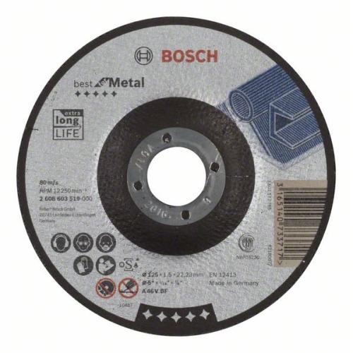 25x BOSCH Trennscheibe gekröpft Best für Metall A 46 V BF, Ø 125x1,5mm | 2608603519