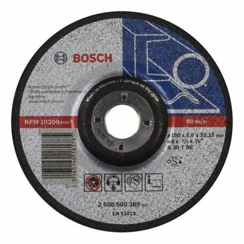 10x BOSCH Schruppscheibe gekröpft Expert für Metall A 30 T BF, Ø 150x6mm | 2608600389