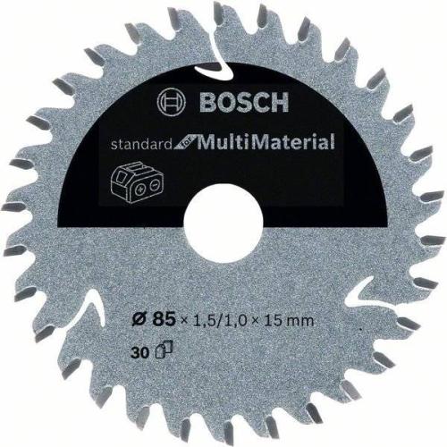 BOSCH Akku-Kreissägeblatt Standard für Multimaterial, Ø 85 mm, 30 Zähne | 2 608 837 752