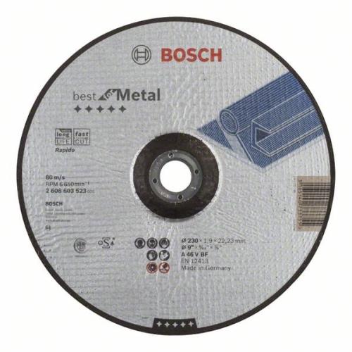 25x BOSCH Trennscheibe gekröpft Best für Metall - Rapido A 46 V BF, Ø 230x1,9 m | 2608603523