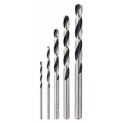 Bosch Professional Metallspiralbohrer HSS-Set PointTeQ, DIN 338, 5-teilig | 2 608 577 345