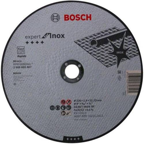 25x BOSCH Trennscheibe gerade Expert für Edelstahl - Rapido AS 46 T INOX BF, Ø 230x1,9mm | 2608603407