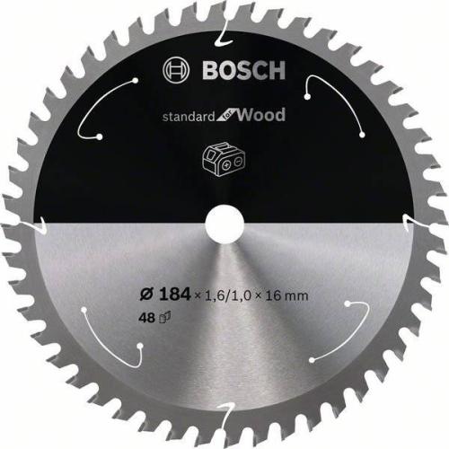 BOSCH Akku-Kreissägeblatt Standard für Holz, Ø 184mm, 48 Zähne | 2 608 837 701