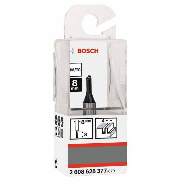 BOSCH Nutfräser für Holz, 8 mm, Ø 4 mm, L 8 mm, G 51 mm 