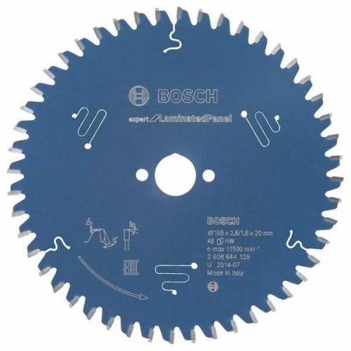 BOSCH Kreissägeblatt Expert für Laminatplatte, Ø 165mm, 48 Zähne | 2 608 644 128