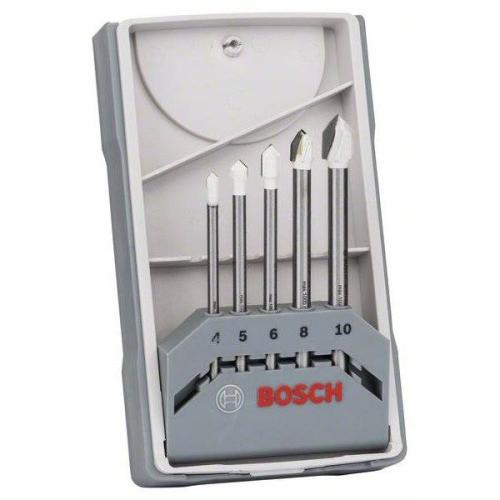 Bosch Professional Fliesenbohrer-Set CYL-9 Ceramic, 5-teilig, Ø 4 - 10mm | 2 608 587 169