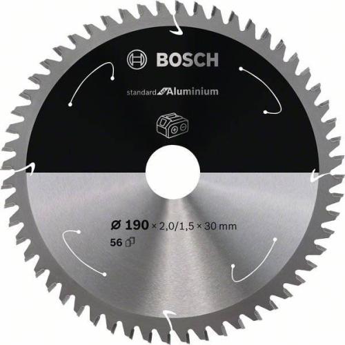 BOSCH Akku-Kreissägeblatt Standard für Aluminium, Ø 190 mm, 56 Zähne | 2 608 837 771