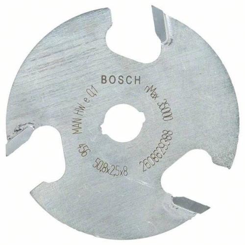 BOSCH Scheibennutfräser für Holz, 8 mm, Ø 50,8 mm, L 2,5 mm, G 8 mm | 2608629388