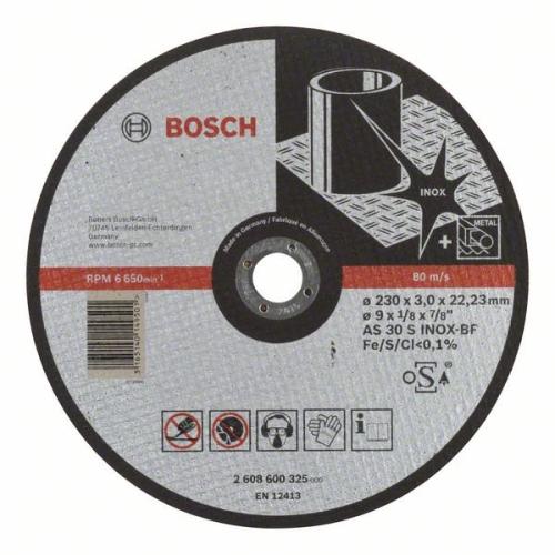 25x BOSCH Trennscheibe gerade Expert für Edelstahl AS 30 S INOX BF, Ø 230x3mm | 2608600325