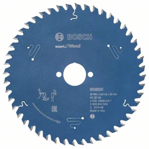 BOSCH Kreissägeblatt Expert für Holz, Ø 190mm, 48 Zähne | 2 608 644 049